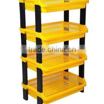 4 TIERS PLASTIC MULTI PURPOSE RACK 5515-4