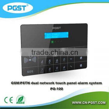 Home GSM Alarm System with Touch LCD Screen SMS SOS alert Buglar alarm