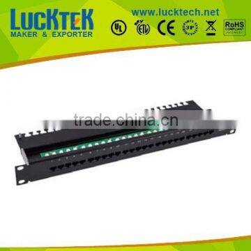 19inch 1u 25ports rj11 telephone patch panel