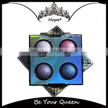 Glitter 4 Colors Baked Makeup Eyeshadow