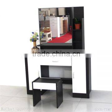 cheap wooden grain melmained MDF Modern large simple Modern used dressing table