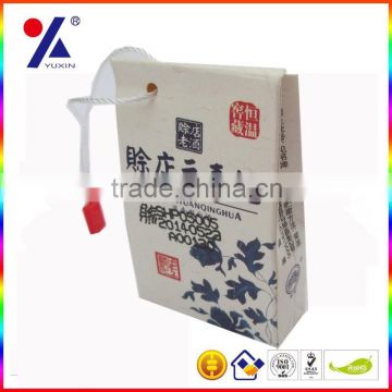 Delicate wine brand packaging/paperboard packaging box with customized size and design/chinese style packaging