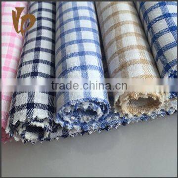 Classical 100% linen fabric wholesale for shirts