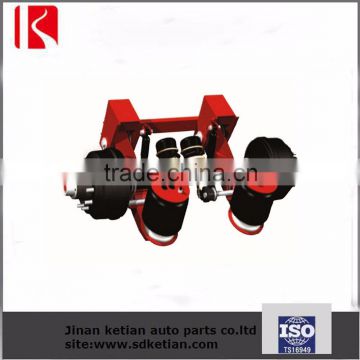 American type truck air suspension with axle semi trailer air ride suspension