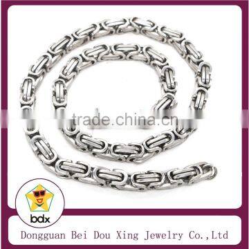 Wholesales Fashion High Quality Stainless Steel Mens Jewelry Figaro Resin Chains Link Heavy Necklace Made In China Factory