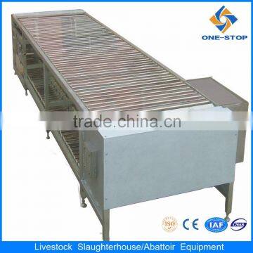 pig flat conveying machine for bloodletting in hog slaughterhouse