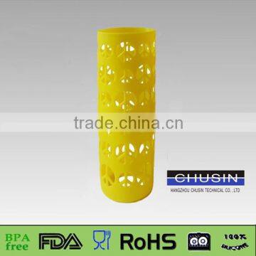 High Quality Silicone Sleeve for Borosilicate Glass Water Bottle photo-5
