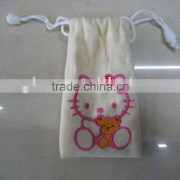 velvet drawstring pouch