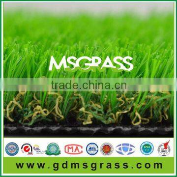 high quality PE 4 colors synthetic landscaping turf