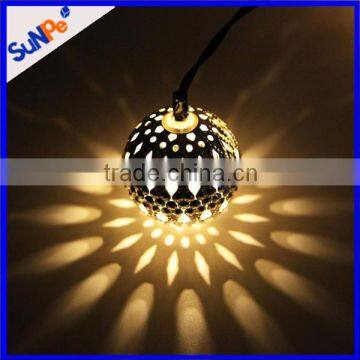 Morocco light string with solar energy 10 LED light party garden Christmas Holidays Decoration waterproof Ball led guirlande