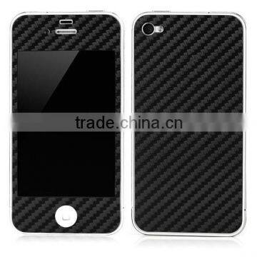 carbon fiber sticker for iphone 4/4s/5