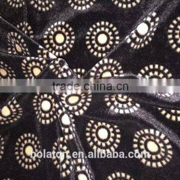 Round Flower Circle Pattern Ks Print Velvet For India photo-2