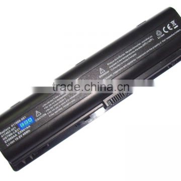 6 Cell 11.1V 44wh laptop battery for dv6000 in black color