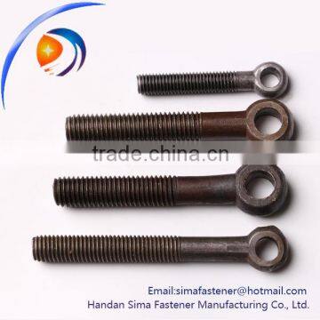 Stainless steel welded eye bolt with metric thread