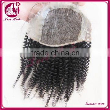 High quality cheap closure piece lace closure virgin Brazilian curly