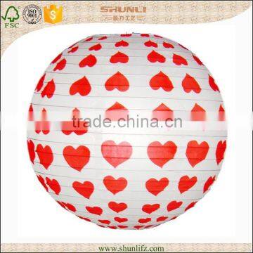 Beautiful Decoration Heart Shaped Paper Lantern photo-2