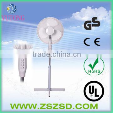 16" hot selling good looking stand fan to USA with cross base