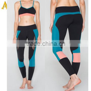 2016 new arrrival hot sale sexy yoga leggings slim yoga pants for women