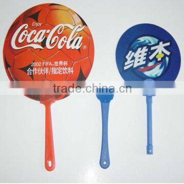 2014 hot sale summer promotional gifts pp folding hand fan