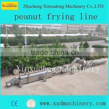 continuous peanut frying machine