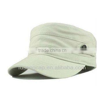 Top Quality Promotional fashion cream/beige Army side cap