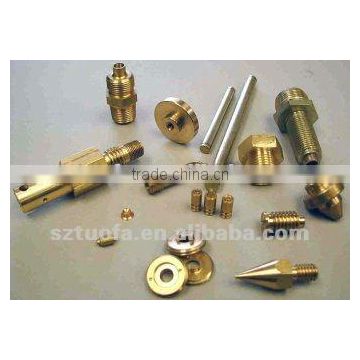 Brass copper gold plating Machined Parts