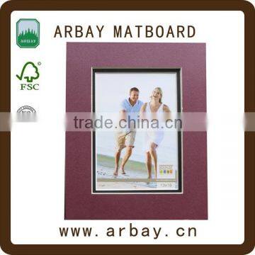 Wholesale 45 Degree Beveled Cut White Frame Mat Matt Matted for Photo Frame Deco photo-5