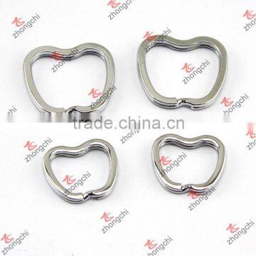 Metal Apple Shape Key Ring for Keychain Charms Holder (KR15121431)