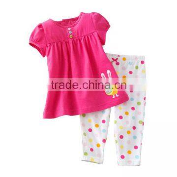 Fashion Style Oem 2pcs European Summer Girl Clothing Set photo-5