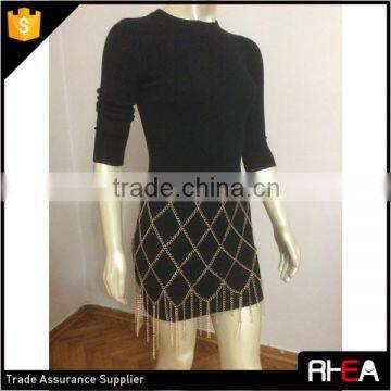 Apron Design Fashion Gold Tassel Waist Chain Jewelry