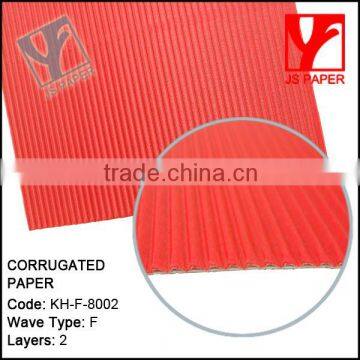 Chinese traditional red corrugated boards