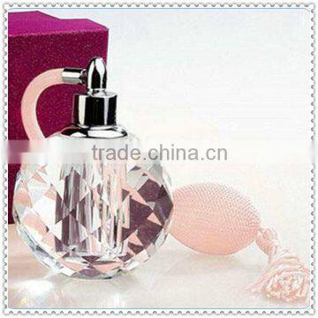 Faceted Crystal Spray Pump Perfume Bottle For Wholesale