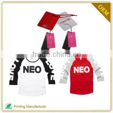 Customised Garment Plastic Name Tag From China