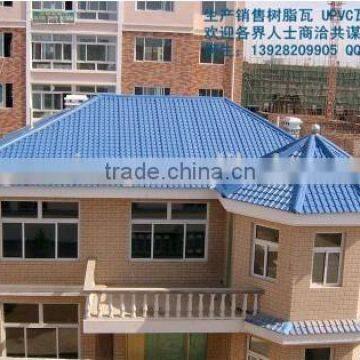 anti-corrosive synthetic resin roof shingle