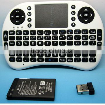 small size Keyboard with Arabic letters 2.4G wireless keyboard for smart TV