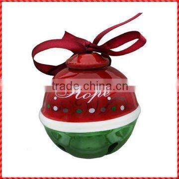 Exquisite small decoraton ceramic christmas bells