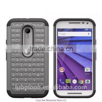 Customized Crystal Star Phone Case Cover Back for Moto G2 G3 photo-2