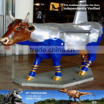 My Dino-C035 Fiberglass Life Size Animal Model Cow photo-2