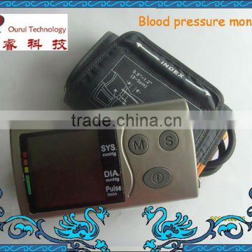 Upper arm stand blood pressure monitor