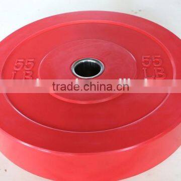 55LB Red Colour Crossfit Bumper Plate