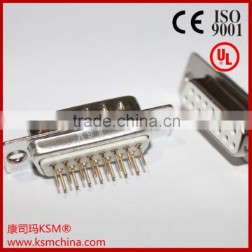 D-sub db connector for board male 15 pin