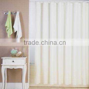 Plain Polyester Shower Curtain Liner white cheap
