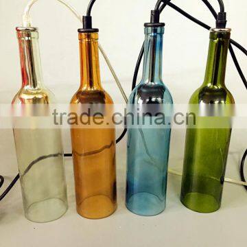 Loft pendant light wine bottle light