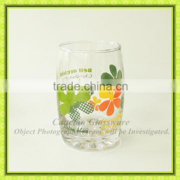 China Anhui Glass Factory 250ml Stocked high quality glass cup for water drinking,for juice,for beverage.