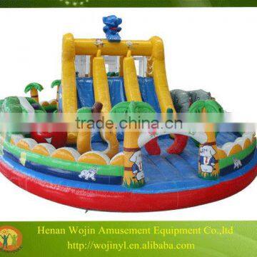 Commercial inflatable slide combo games