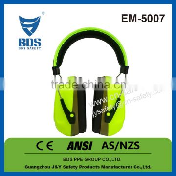 Luxury headband earmuff, noise cancelling ansi standard safety ear muffs