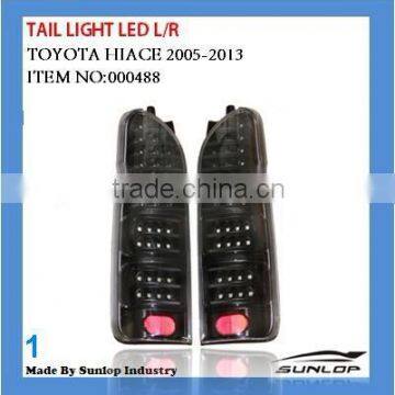 hiace 200 tail lamps tail lights #000488 LED Tail Light Black KDH200 led light Toyota body parts