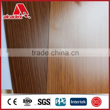 wooden finish b1 fireproof acp sheet for kitchen cabinet