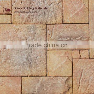 Cement wall stone faux stone cladding exterior house decoration