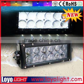 4D led light bar 7 inch 36W offroad ip68 high waterproof plastic boat led light bar